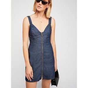 Free people Marjorie denim mini dress